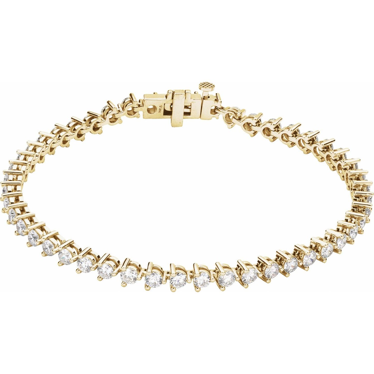 14K 5.00 CTW Diamond Martini Line Bracelet