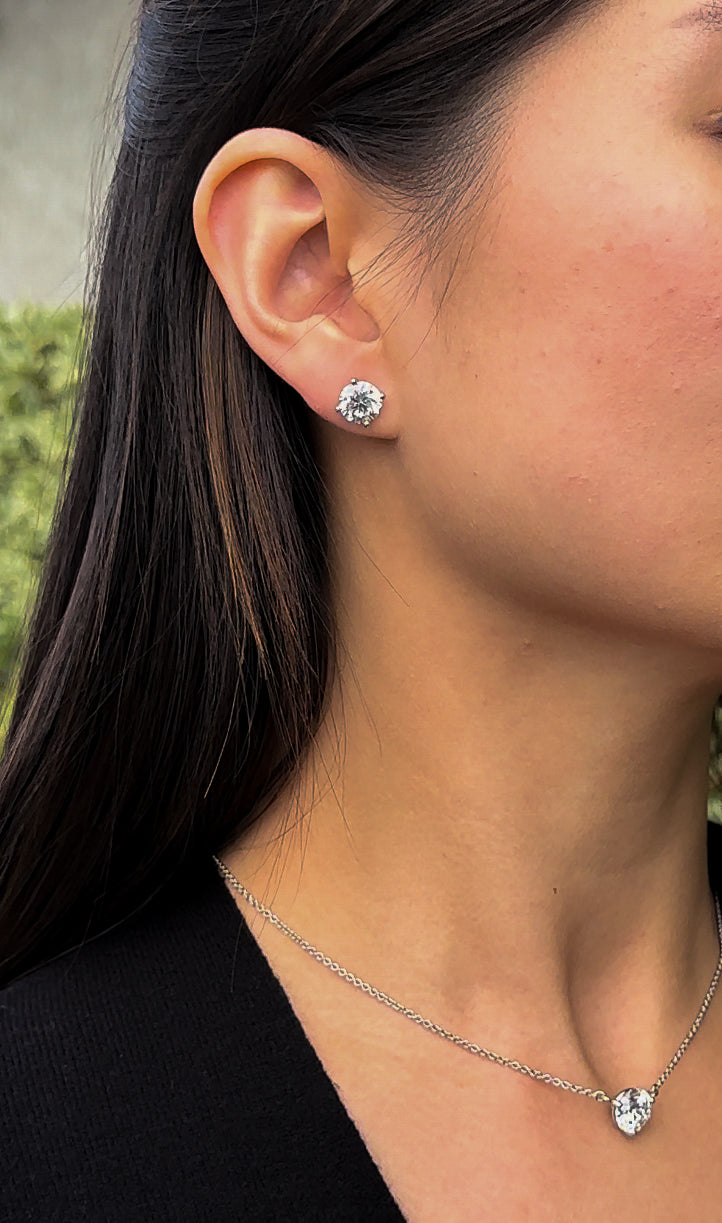 Lab Grown Diamond Stud Earrings