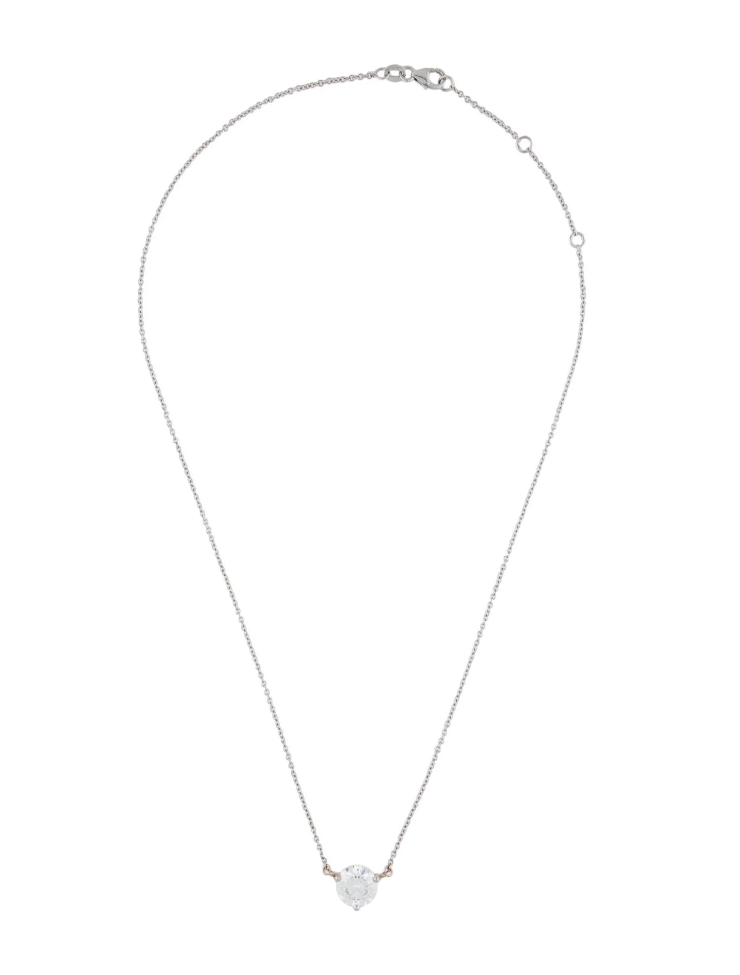 Lab Grown Diamond Solitaire Pendant Necklace